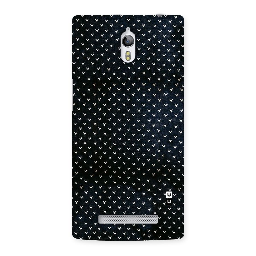 Tiny White Hearts Back Case for Oppo Find 7