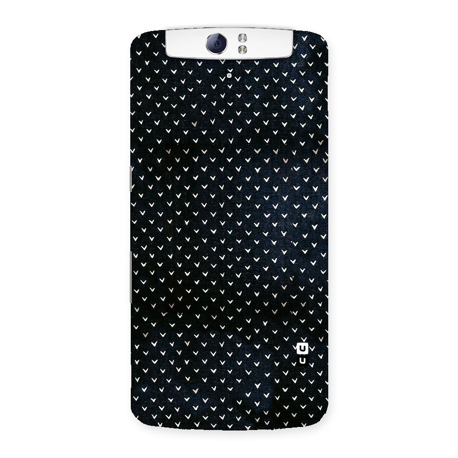 Tiny White Hearts Back Case for Oppo N1