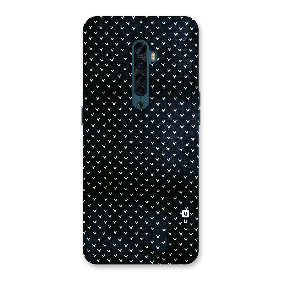 Tiny White Hearts Back Case for Oppo Reno2