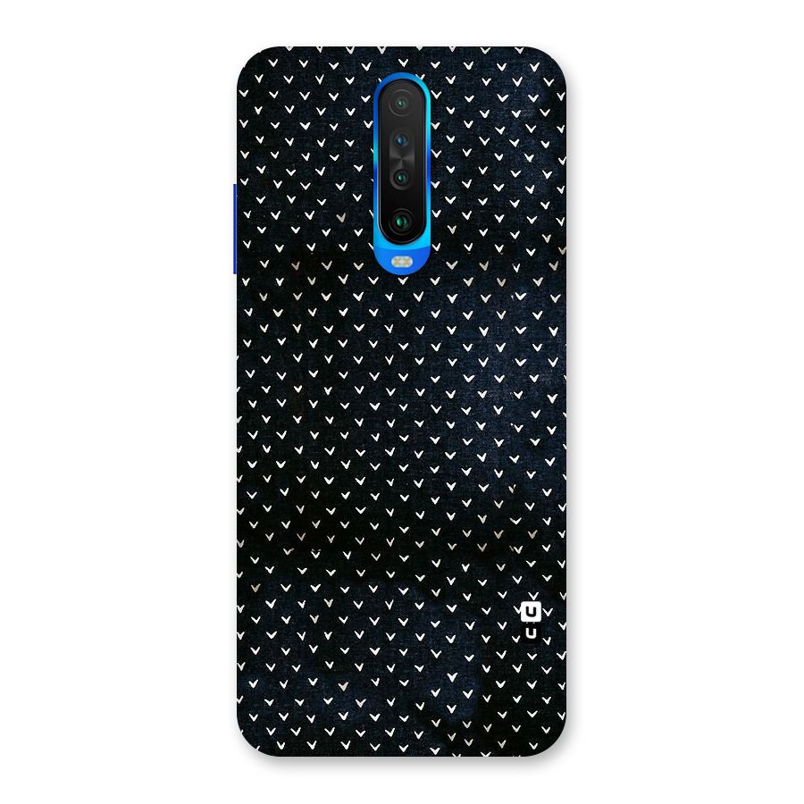 Tiny White Hearts Back Case for Poco X2