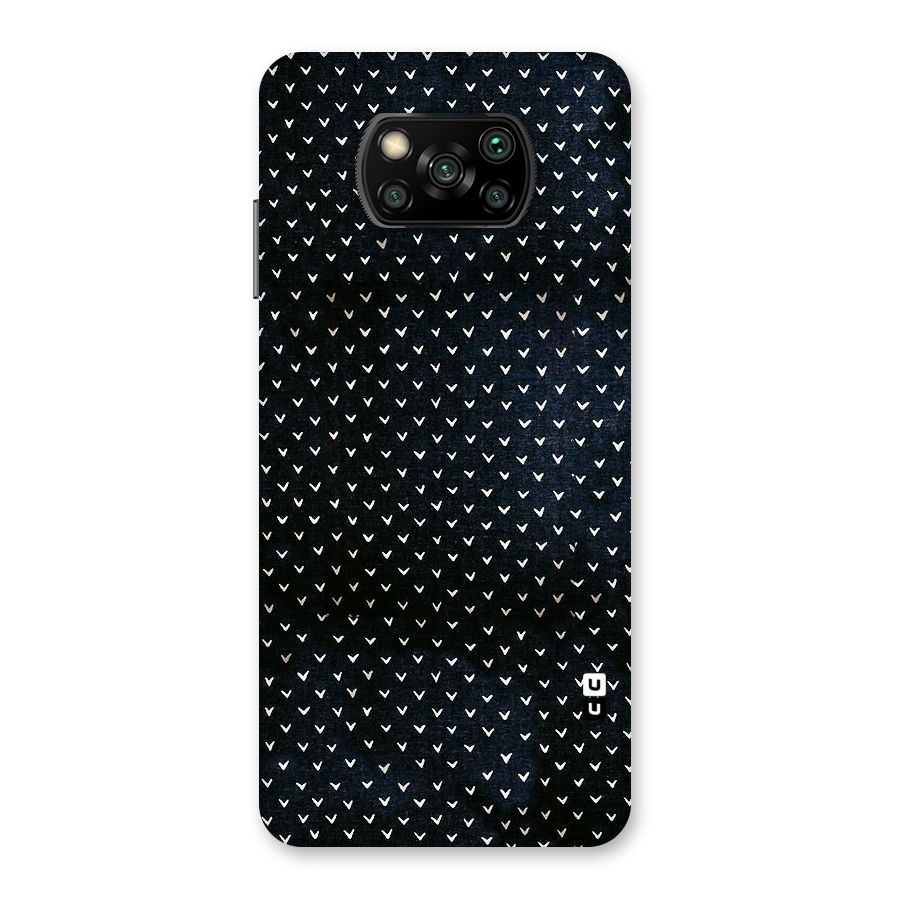 Tiny White Hearts Back Case for Poco X3