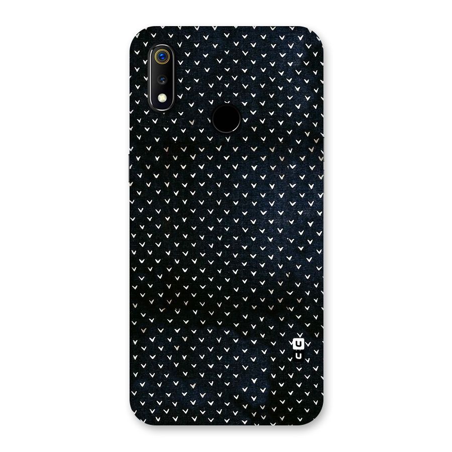 Tiny White Hearts Back Case for Realme 3