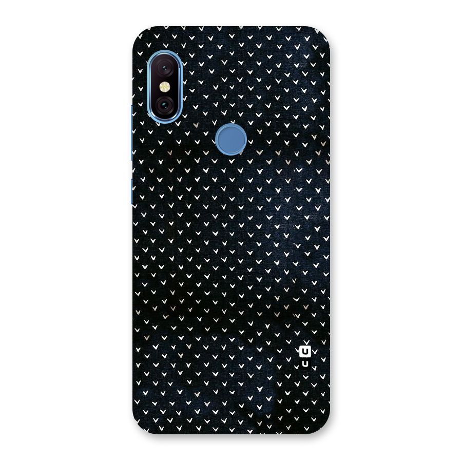 Tiny White Hearts Back Case for Redmi Note 6 Pro