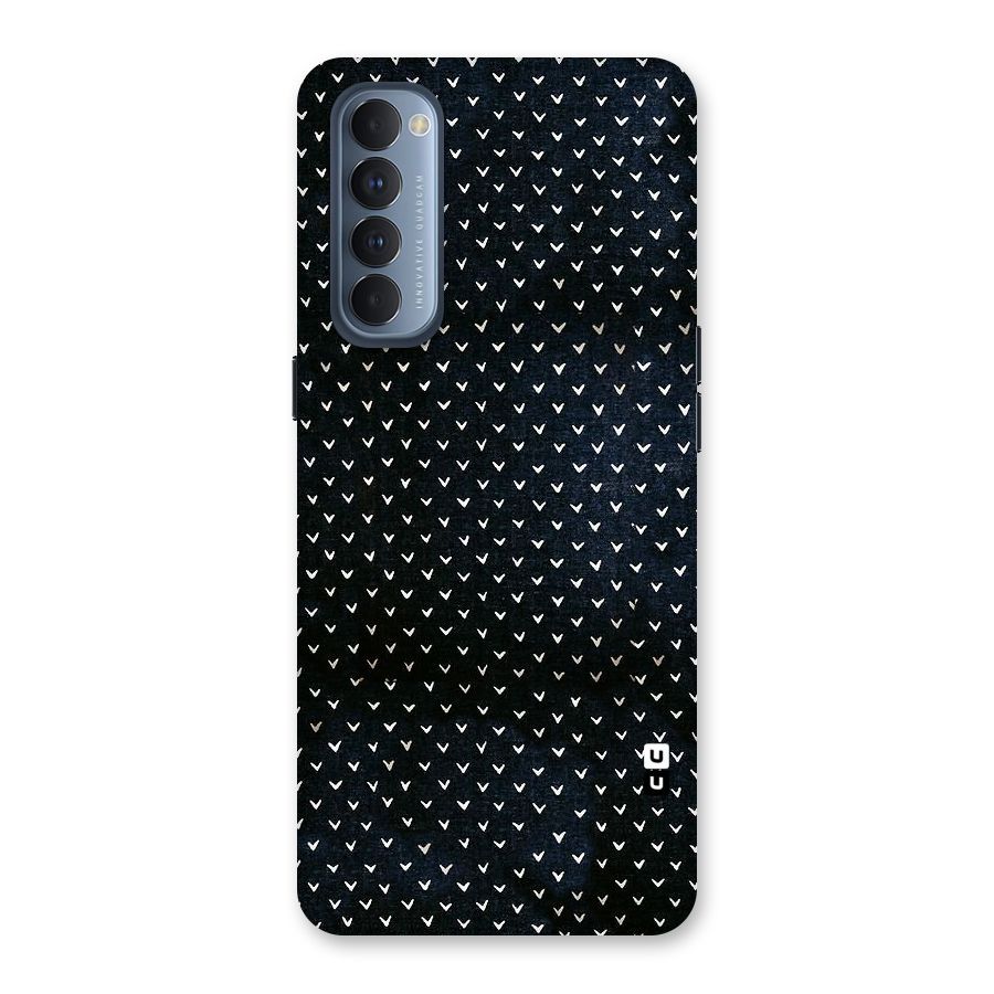 Tiny White Hearts Back Case for Reno4 Pro