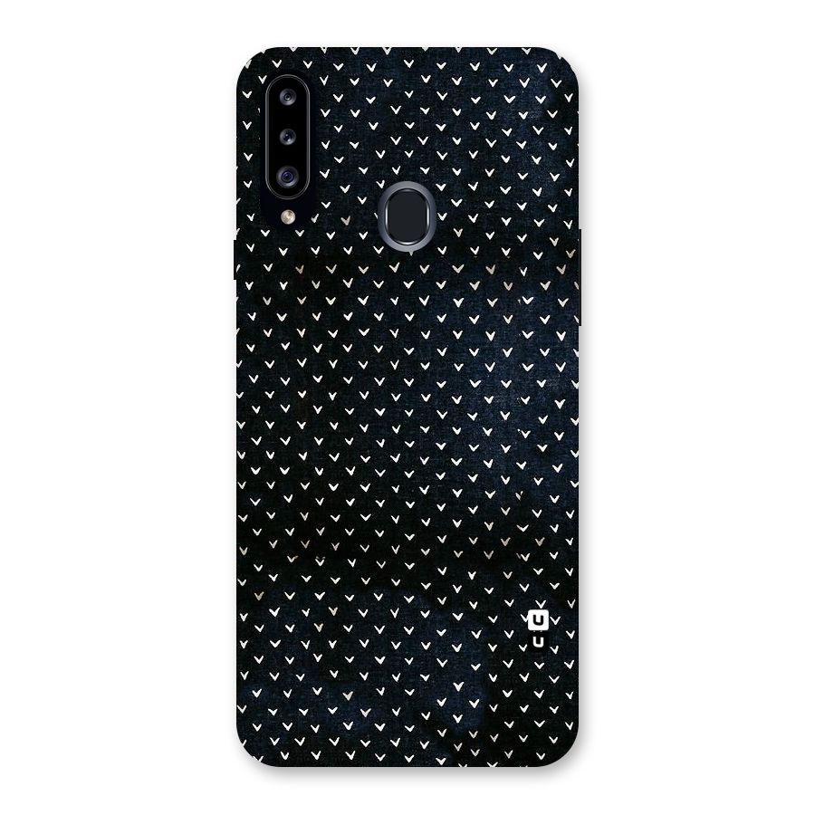Tiny White Hearts Back Case for Samsung Galaxy A20s