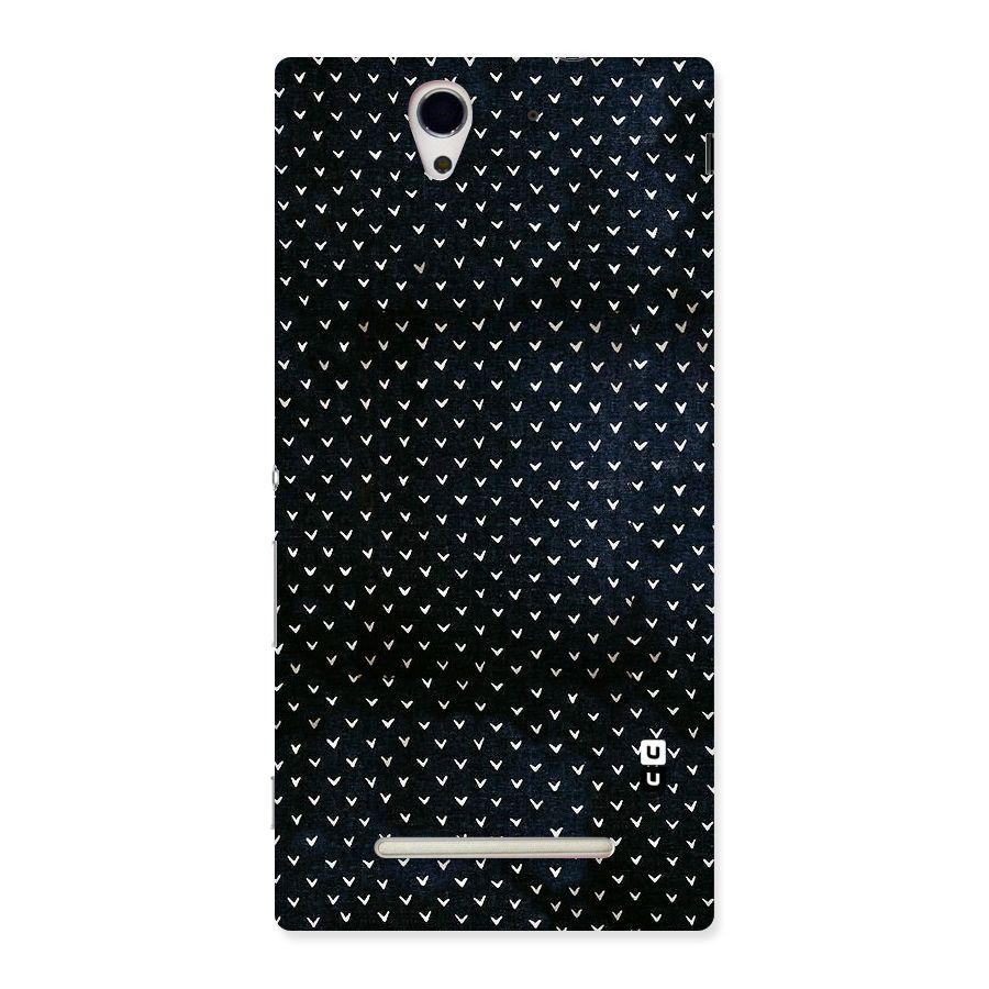 Tiny White Hearts Back Case for Sony Xperia C3