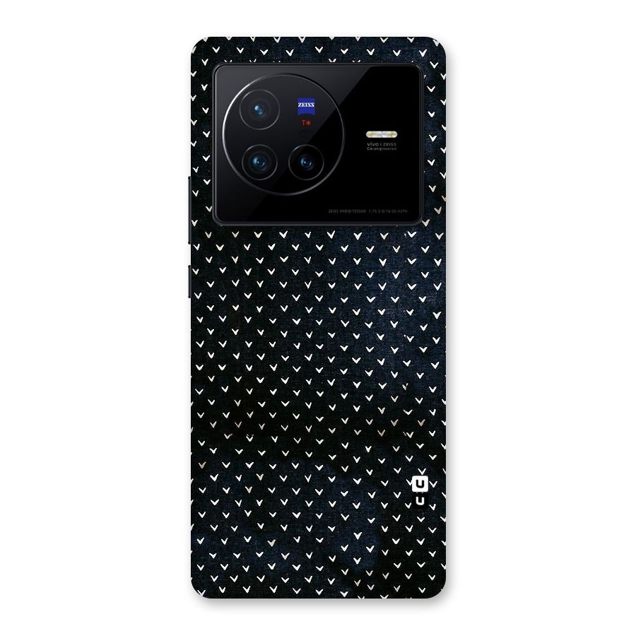 Tiny White Hearts Back Case for Vivo X80