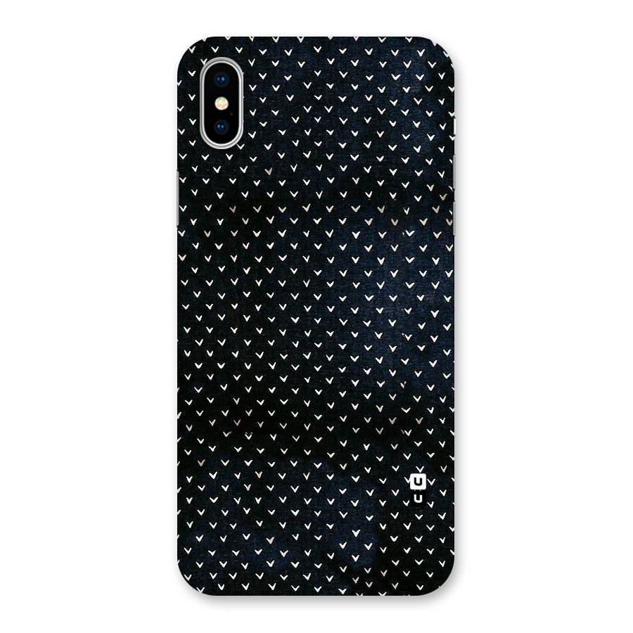 Tiny White Hearts Back Case for iPhone XS