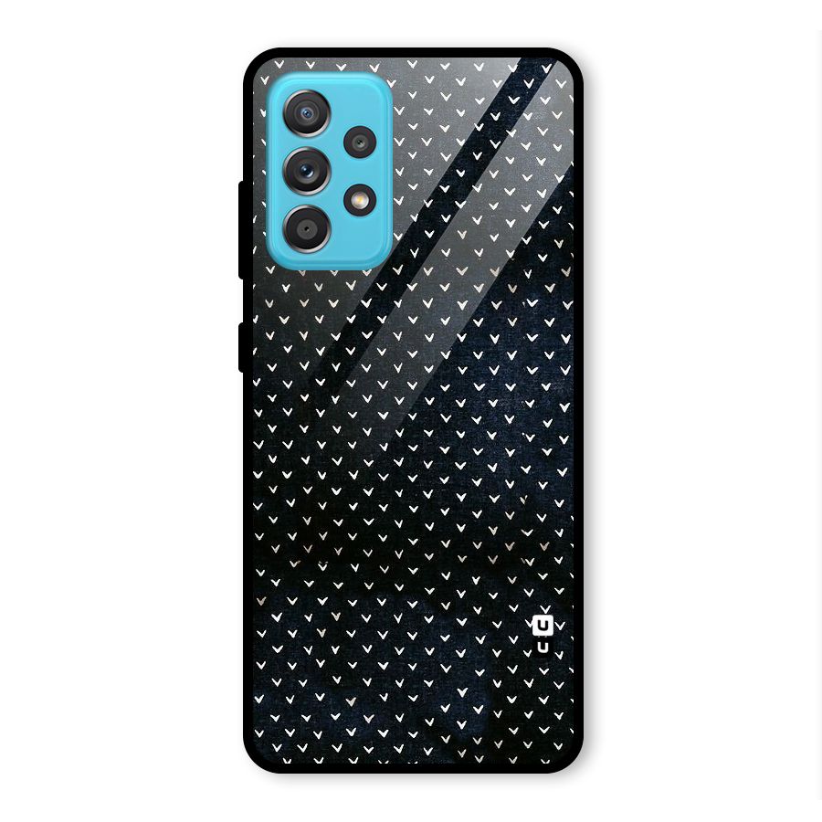 Tiny White Hearts Glass Back Case for Galaxy A52