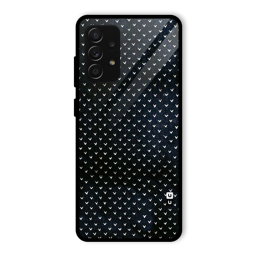 Tiny White Hearts Glass Back Case for Galaxy A53 5G