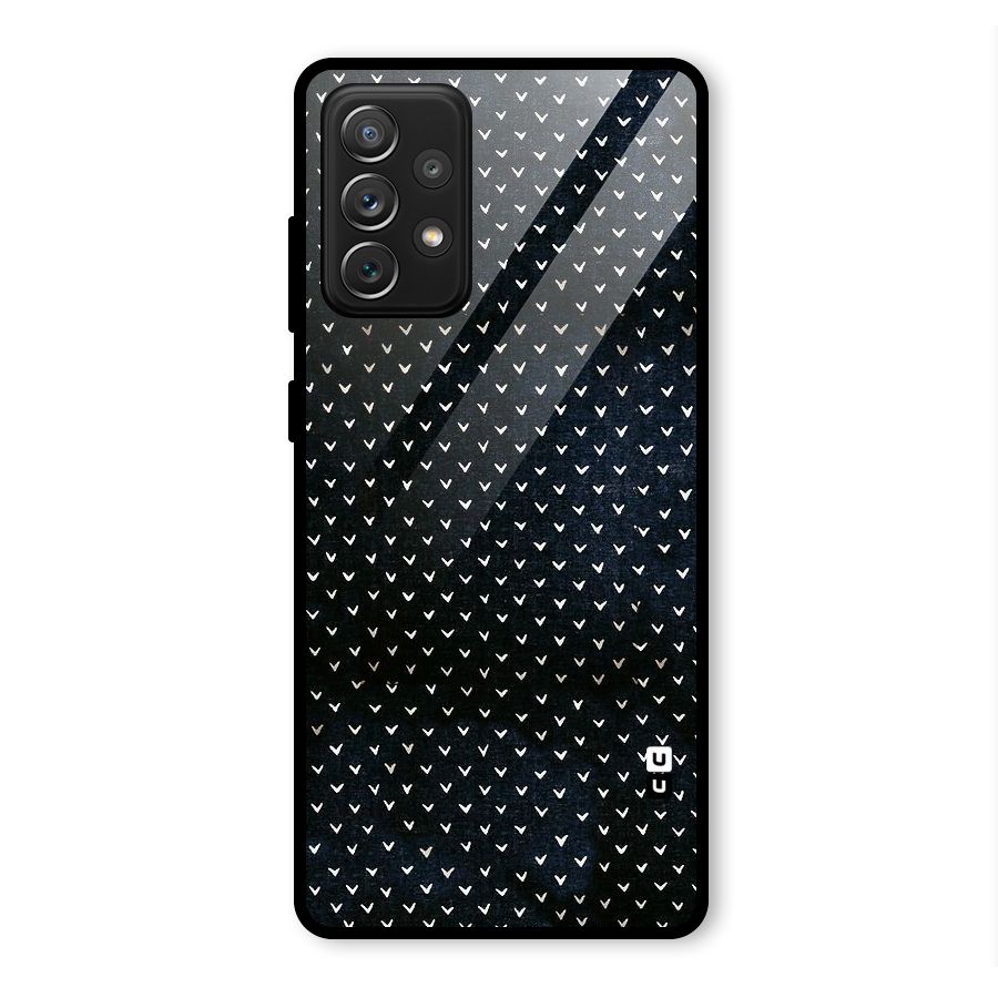 Tiny White Hearts Glass Back Case for Galaxy A72