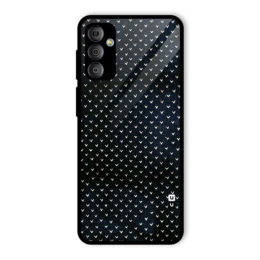 Tiny White Hearts Glass Back Case for Galaxy F23