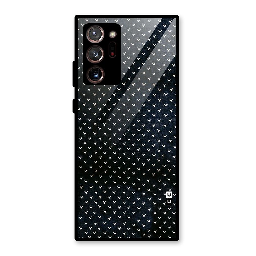 Tiny White Hearts Glass Back Case for Galaxy Note 20 Ultra