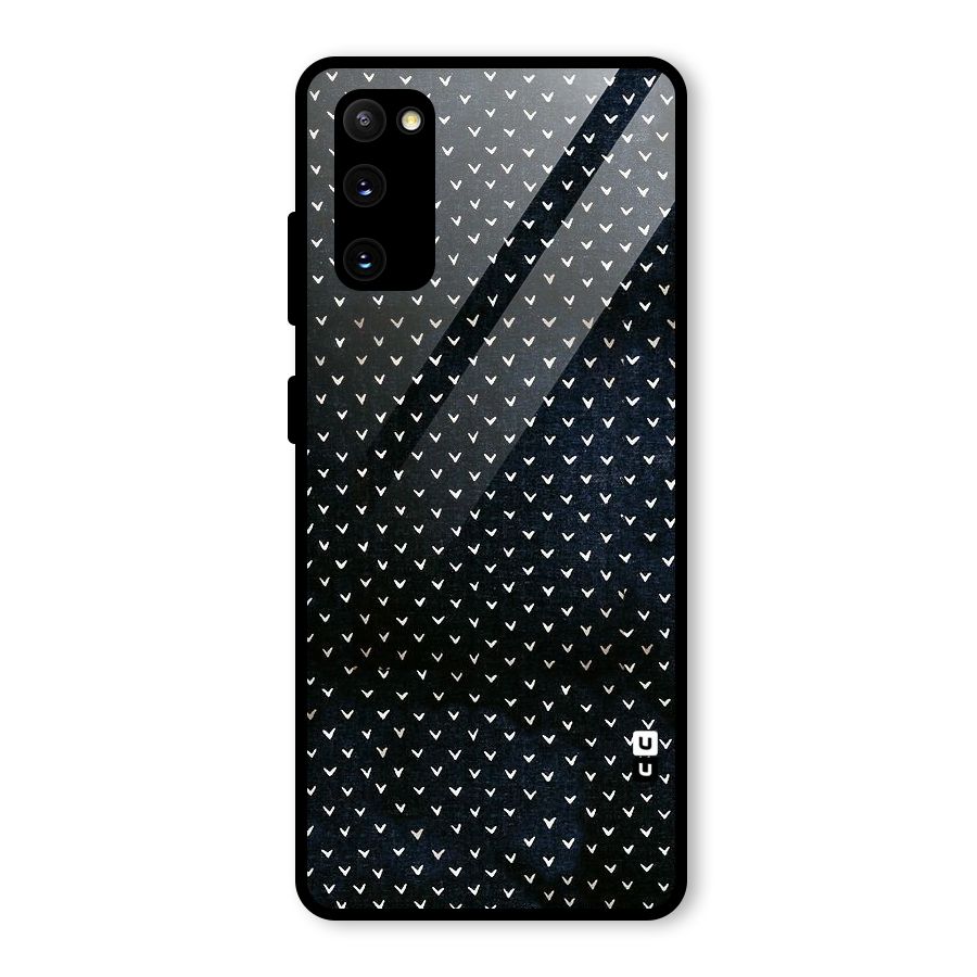 Tiny White Hearts Glass Back Case for Galaxy S20 FE