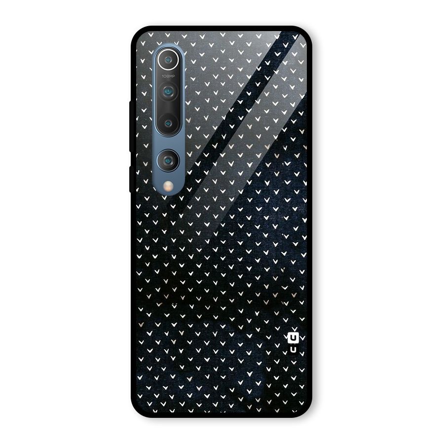 Tiny White Hearts Glass Back Case for Mi 10