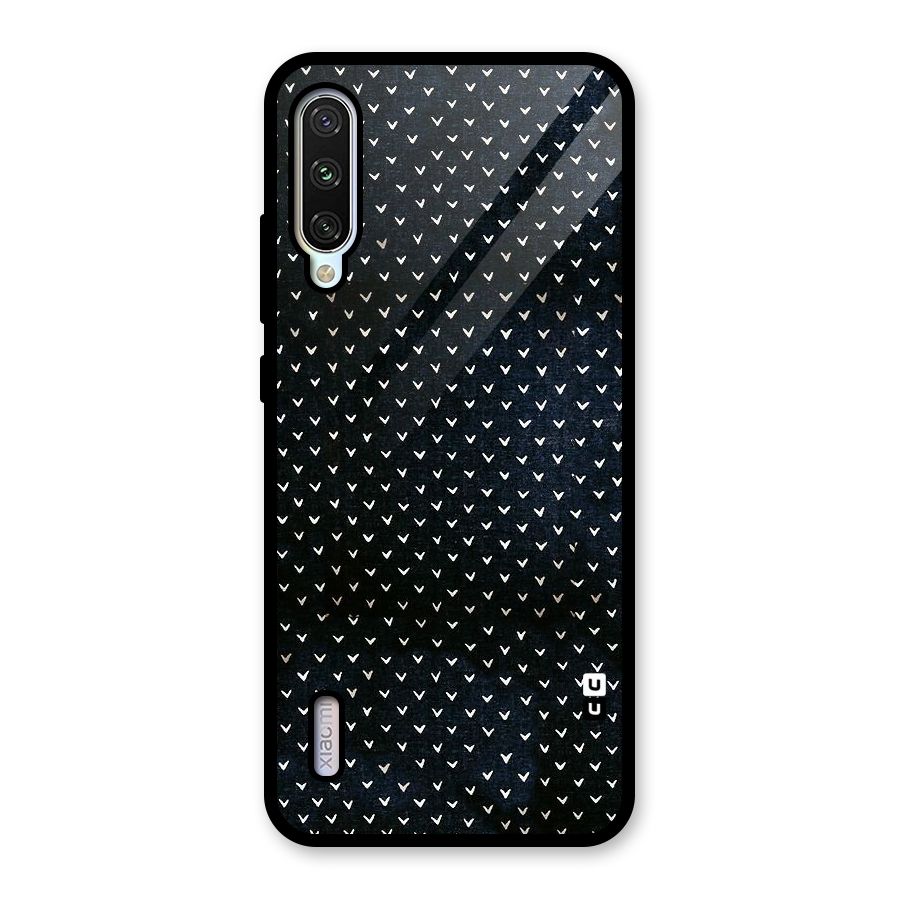 Tiny White Hearts Glass Back Case for Mi A3