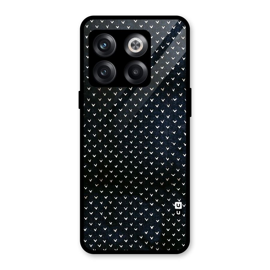 Tiny White Hearts Glass Back Case for OnePlus 10T
