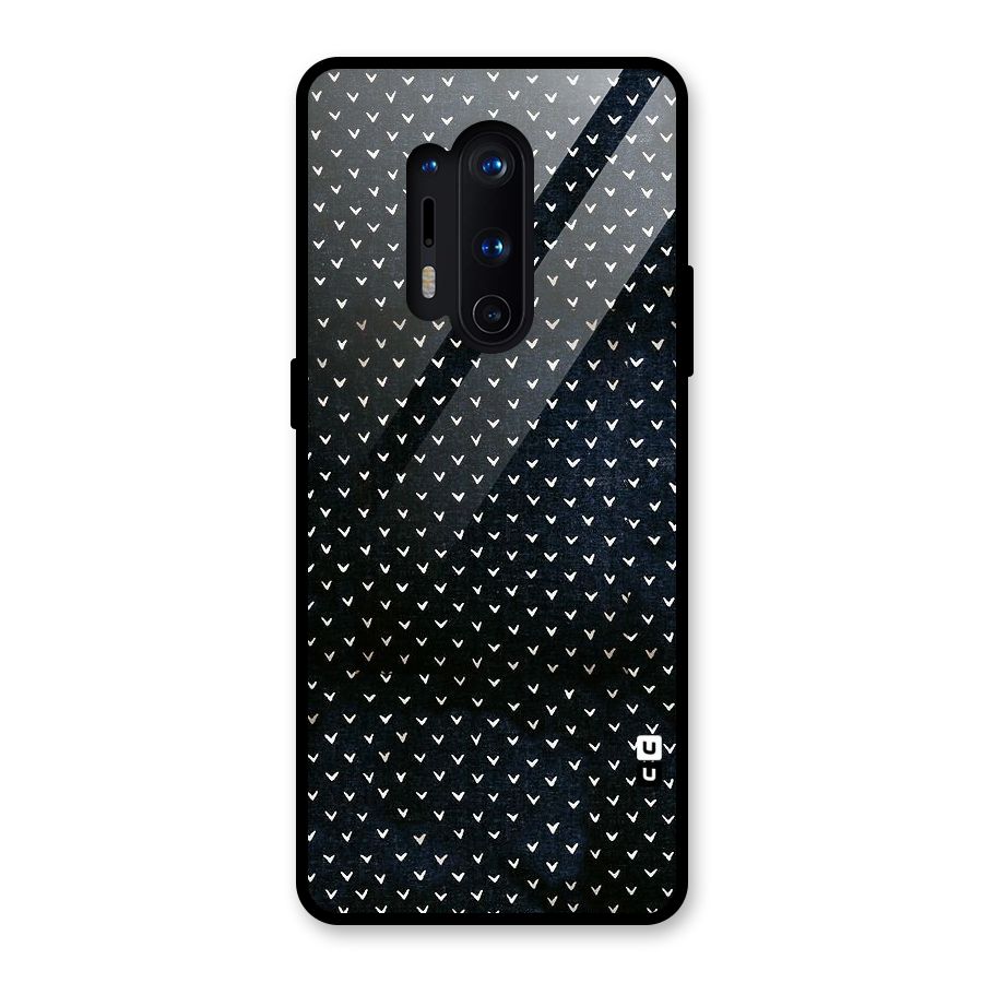 Tiny White Hearts Glass Back Case for OnePlus 8 Pro