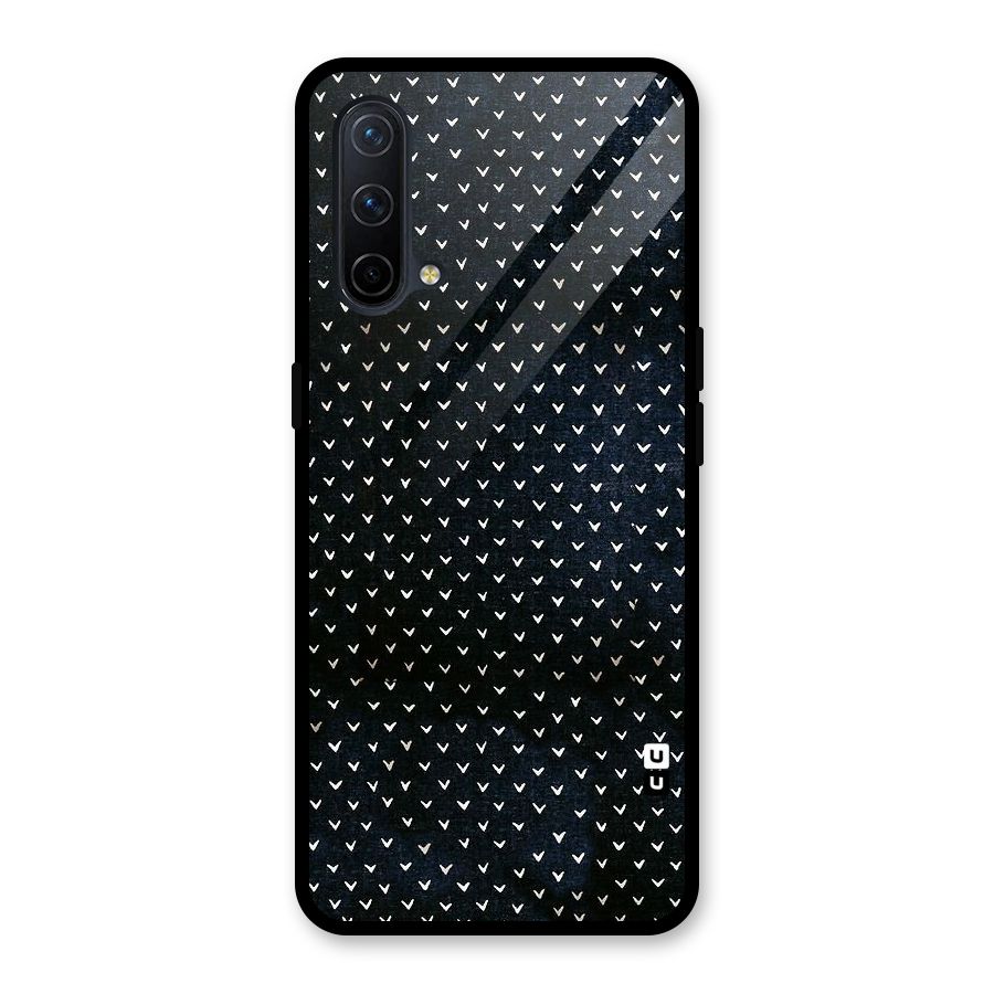 Tiny White Hearts Glass Back Case for OnePlus Nord CE 5G