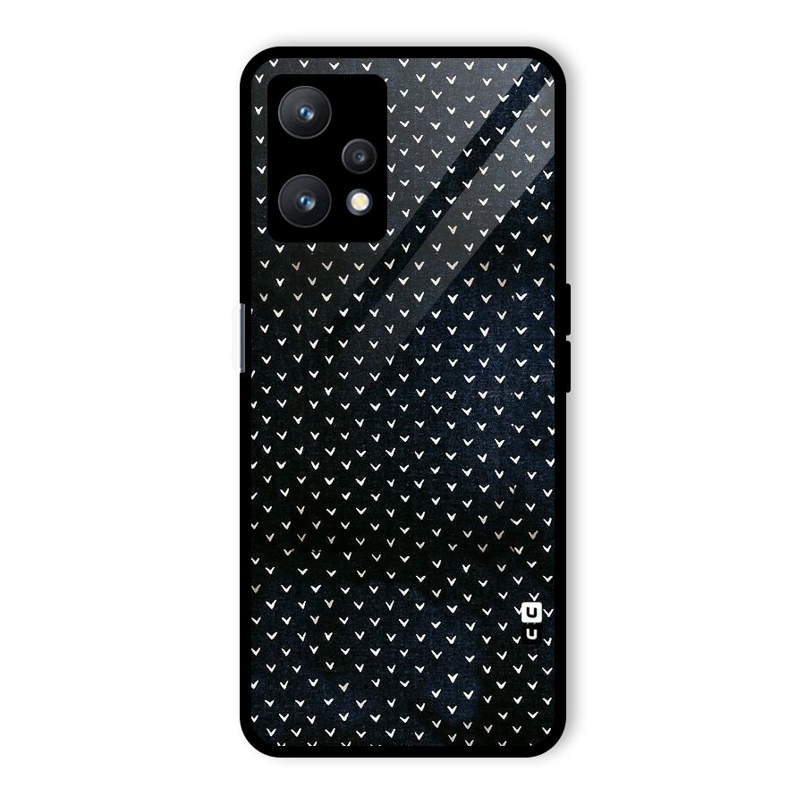 Tiny White Hearts Glass Back Case for Realme 9 Pro 5G