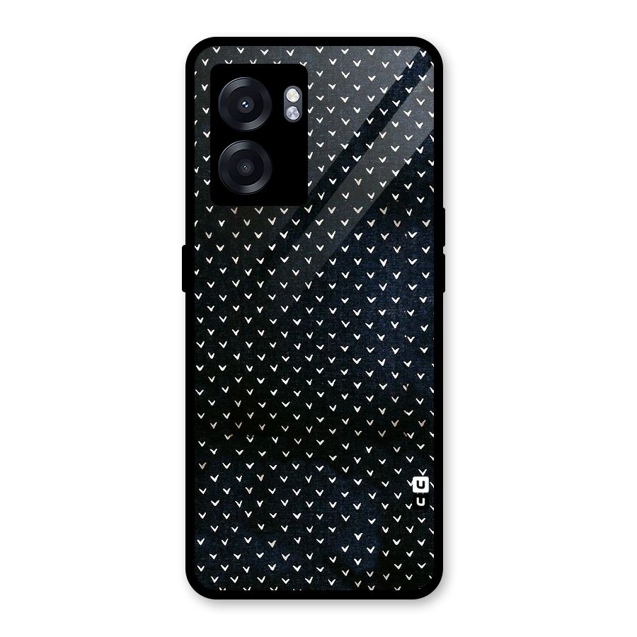 Tiny White Hearts Glass Back Case for Realme Narzo 50 5G
