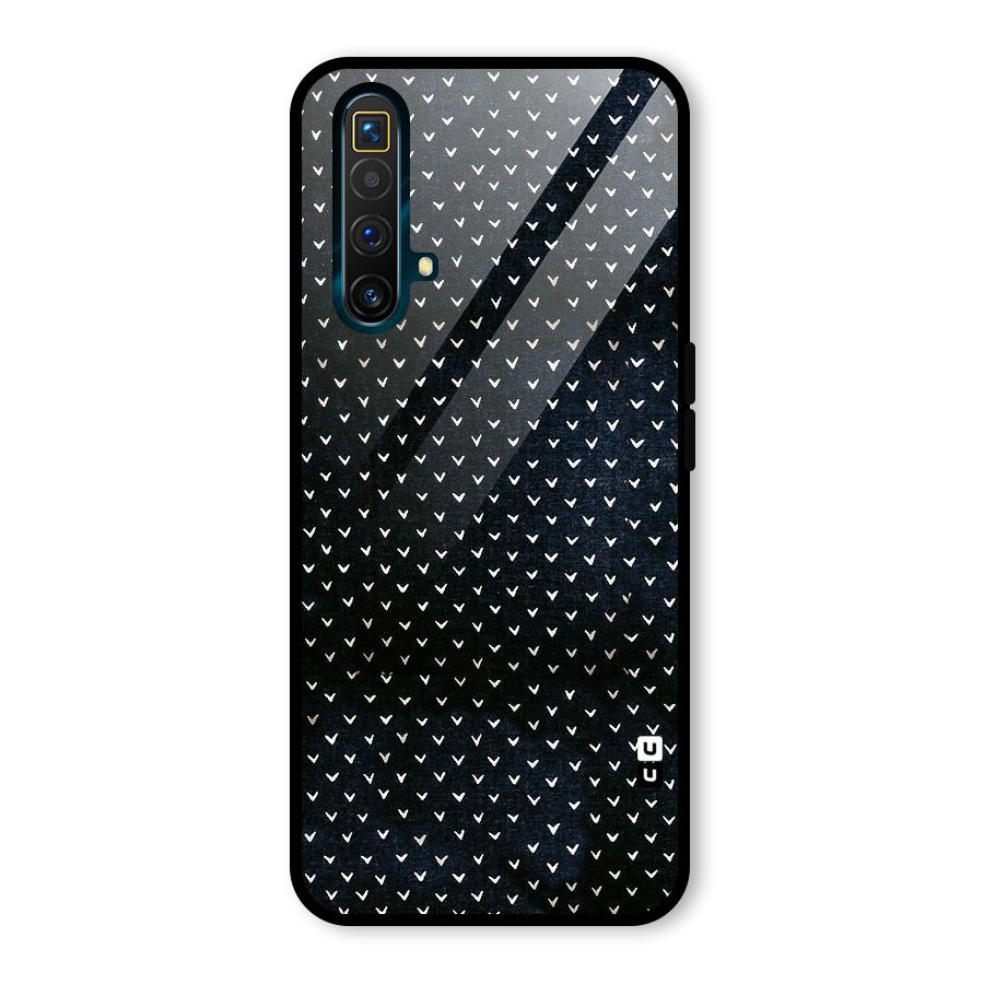 Tiny White Hearts Glass Back Case for Realme X3