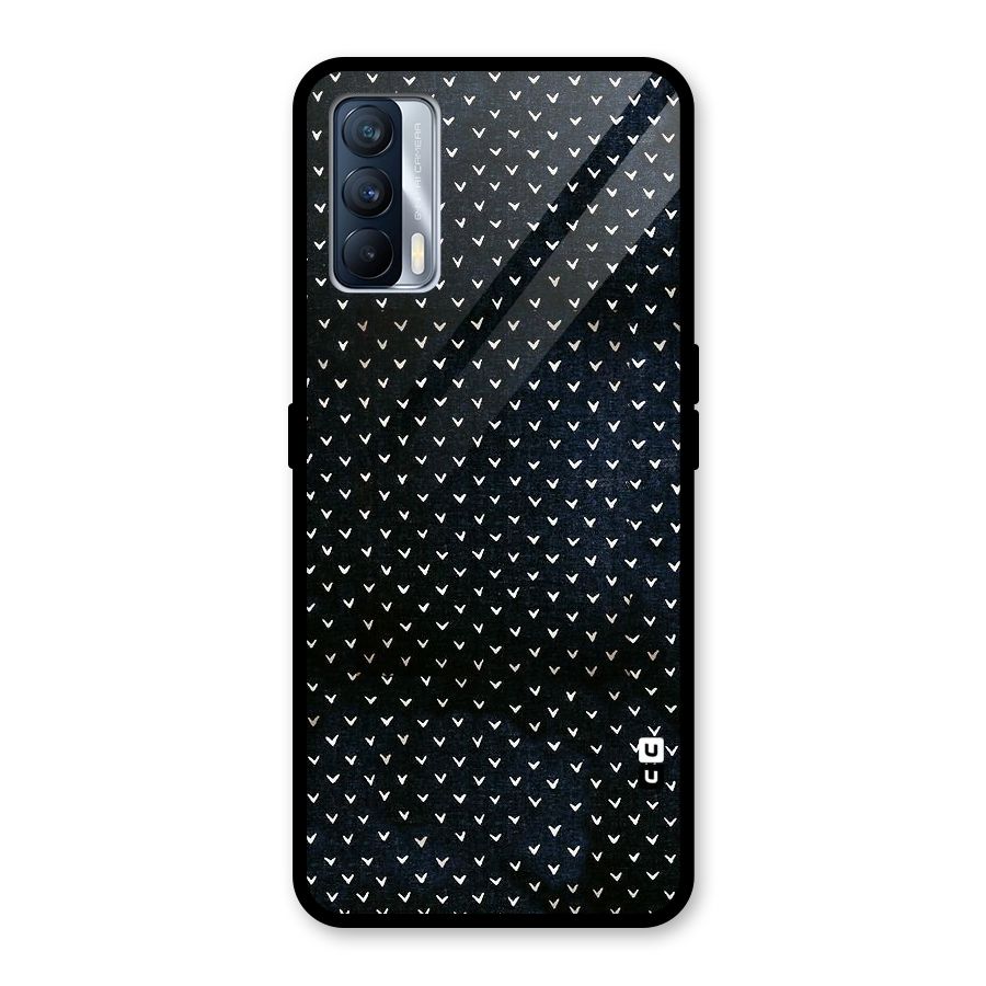 Tiny White Hearts Glass Back Case for Realme X7