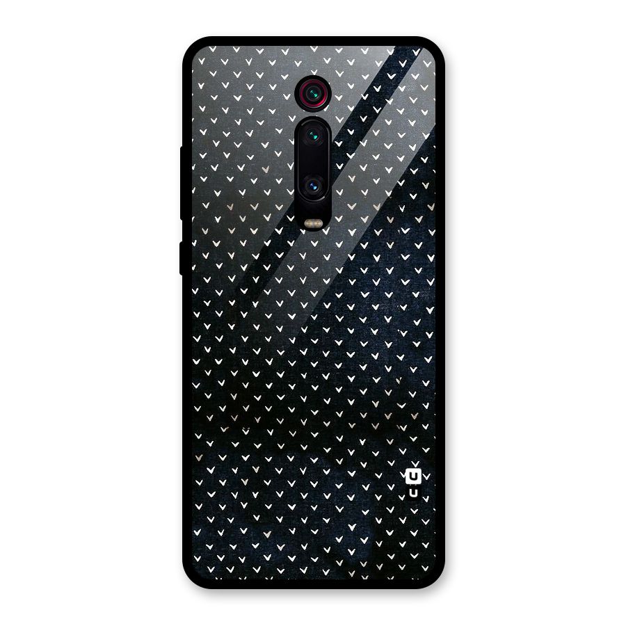Tiny White Hearts Glass Back Case for Redmi K20