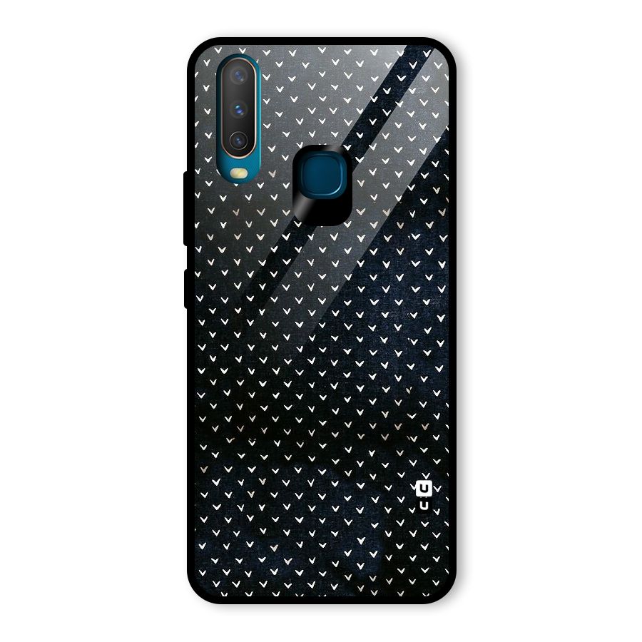 Tiny White Hearts Glass Back Case for Vivo U10