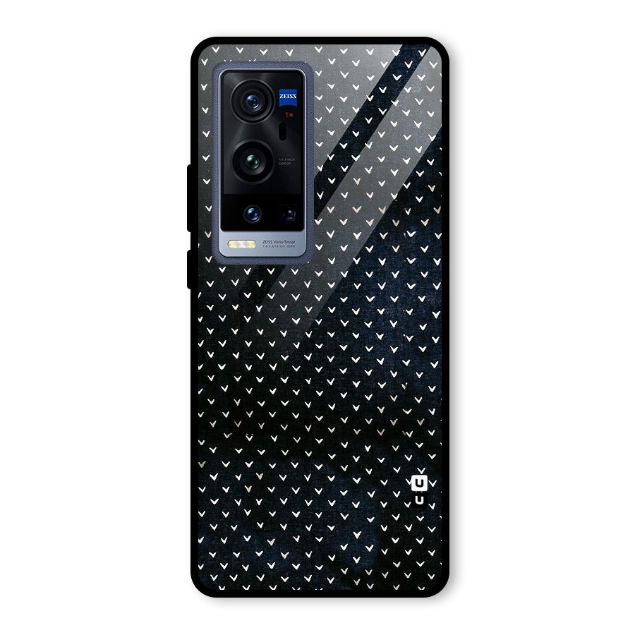 Tiny White Hearts Glass Back Case for Vivo X60 Pro Plus