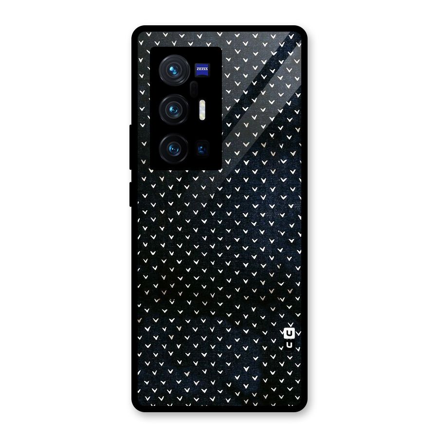 Tiny White Hearts Glass Back Case for Vivo X70 Pro Plus