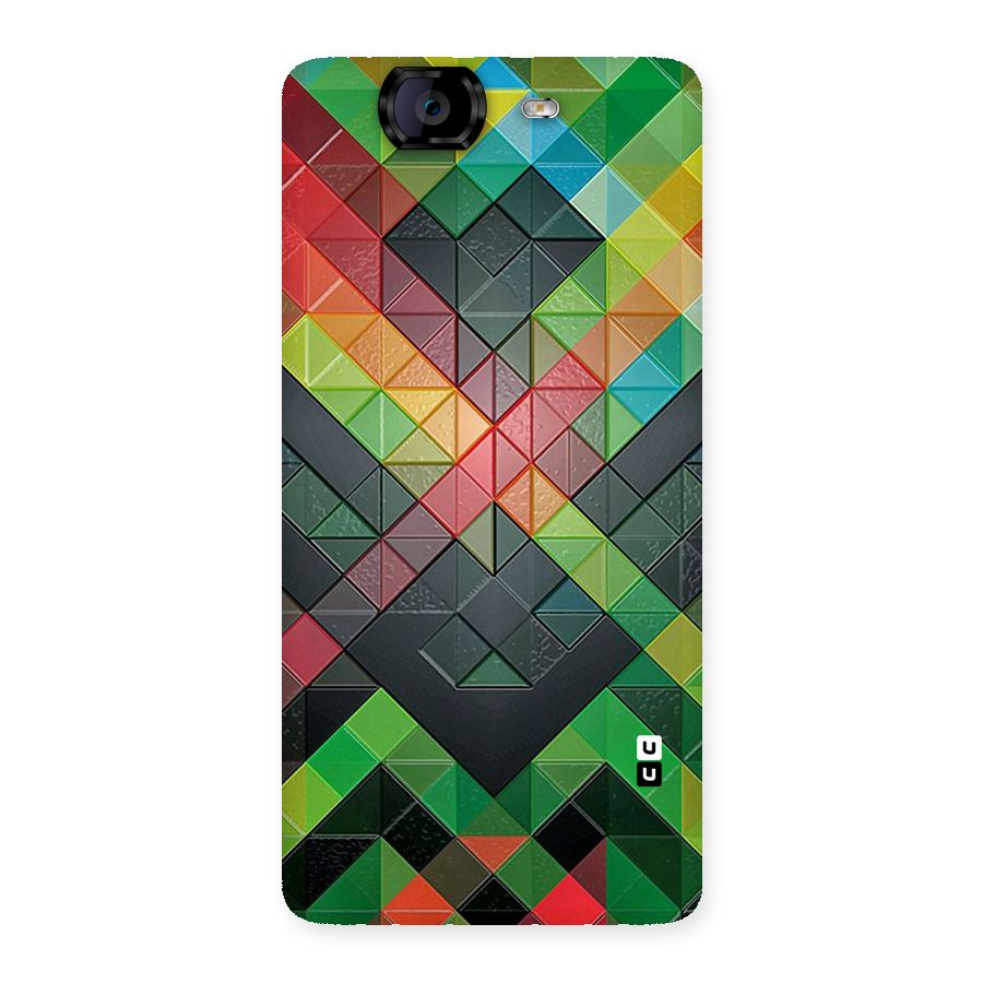Too Much Colors Pattern Back Case for Canvas Knight A350