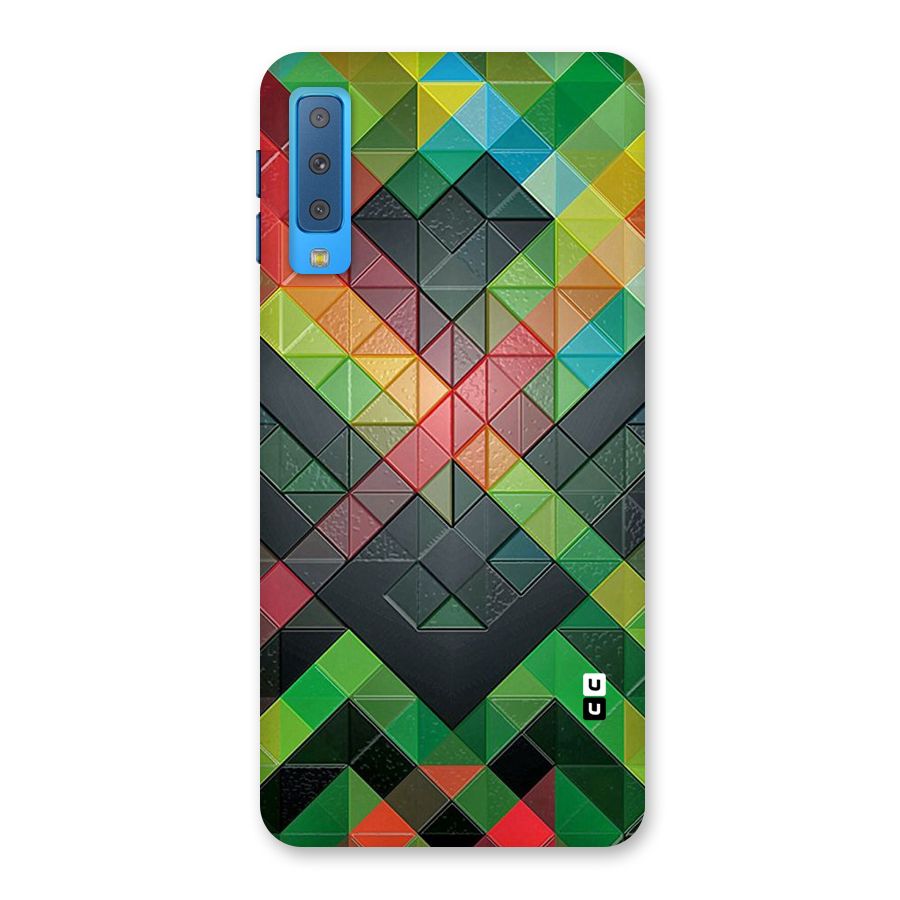 Too Much Colors Pattern Back Case for Galaxy A7 (2018)