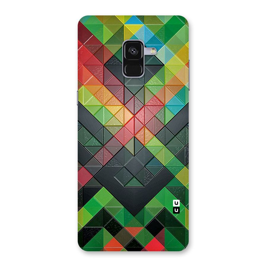 Too Much Colors Pattern Back Case for Galaxy A8 Plus