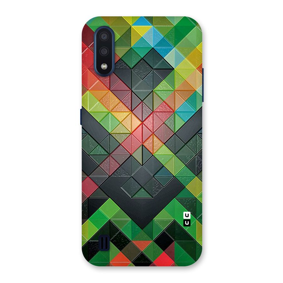 Too Much Colors Pattern Back Case for Galaxy M01