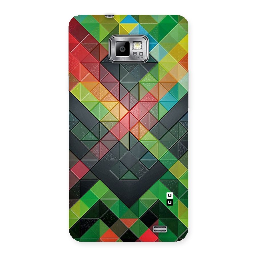 Too Much Colors Pattern Back Case for Galaxy S2