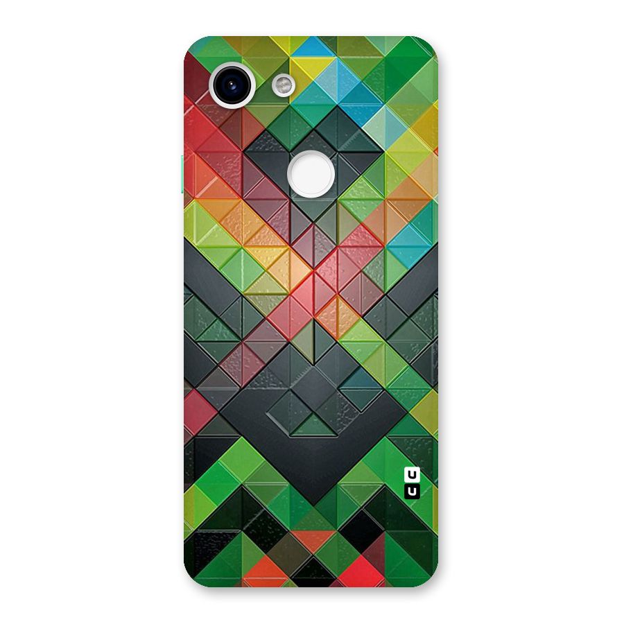 Too Much Colors Pattern Back Case for Google Pixel 3