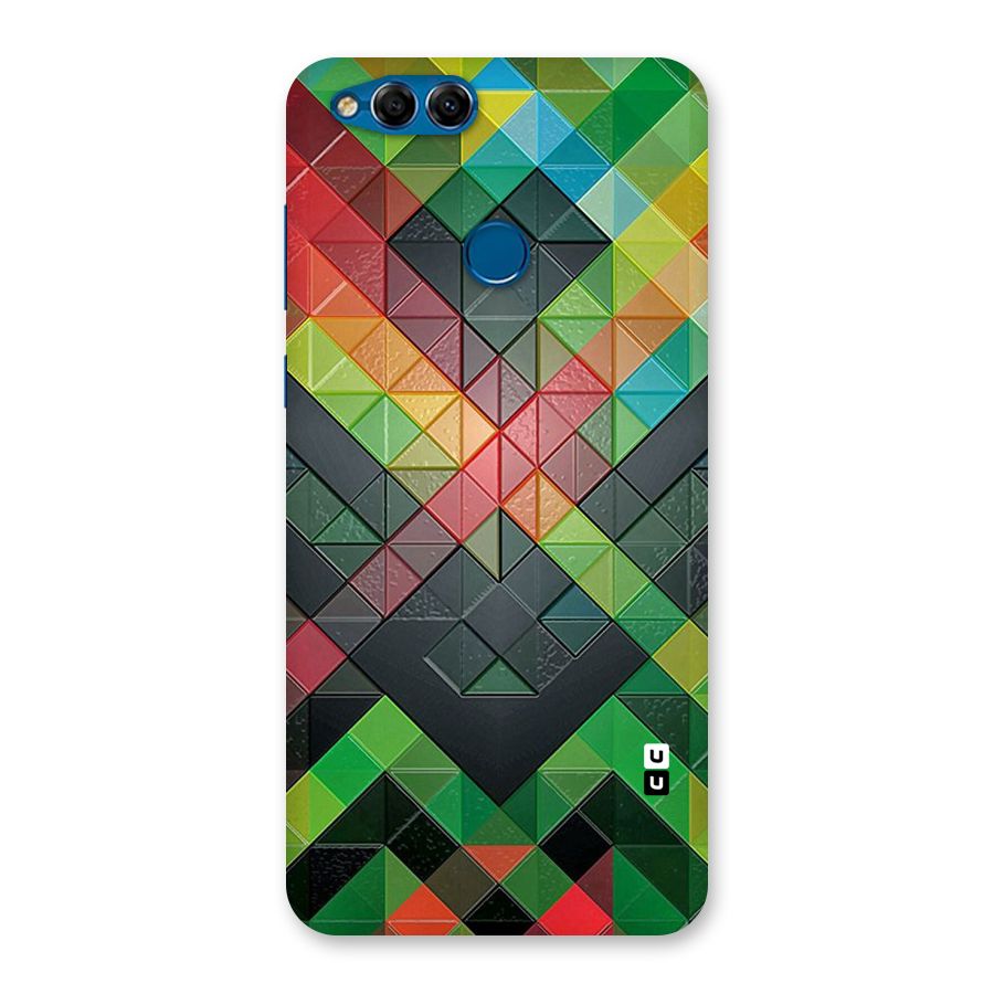 Too Much Colors Pattern Back Case for Honor 7X