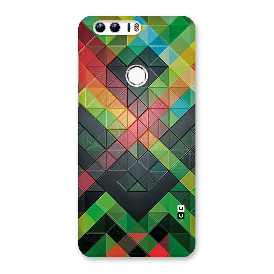 Too Much Colors Pattern Back Case for Honor 8