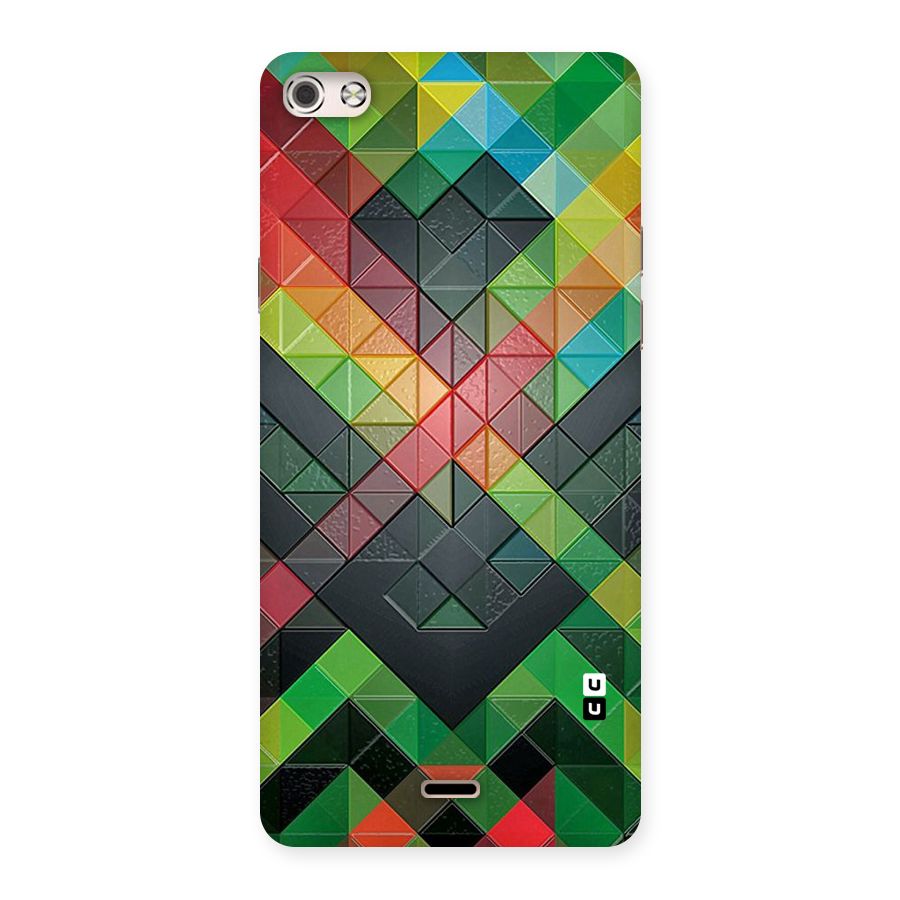Too Much Colors Pattern Back Case for Micromax Canvas Silver 5