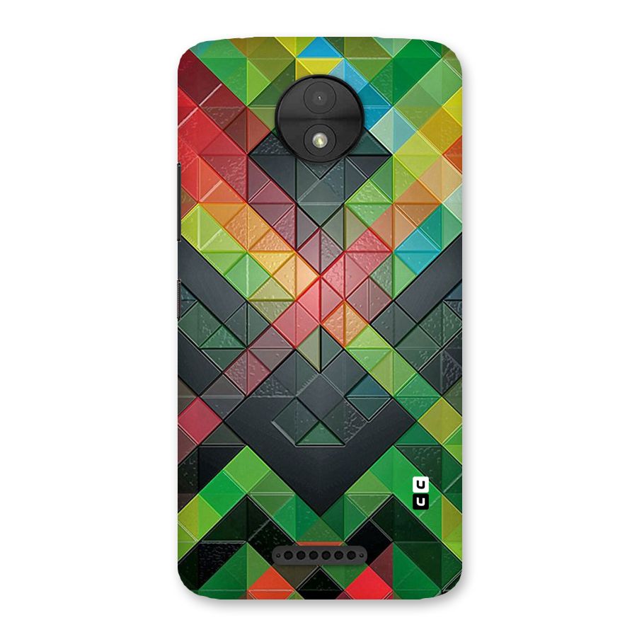 Too Much Colors Pattern Back Case for Moto C