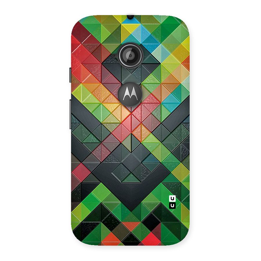 Too Much Colors Pattern Back Case for Moto E 2nd Gen