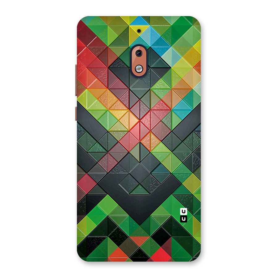 Too Much Colors Pattern Back Case for Nokia 2.1