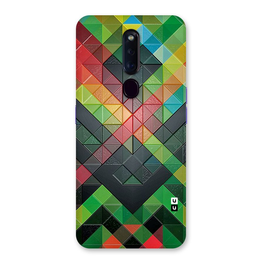 Too Much Colors Pattern Back Case for Oppo F11 Pro