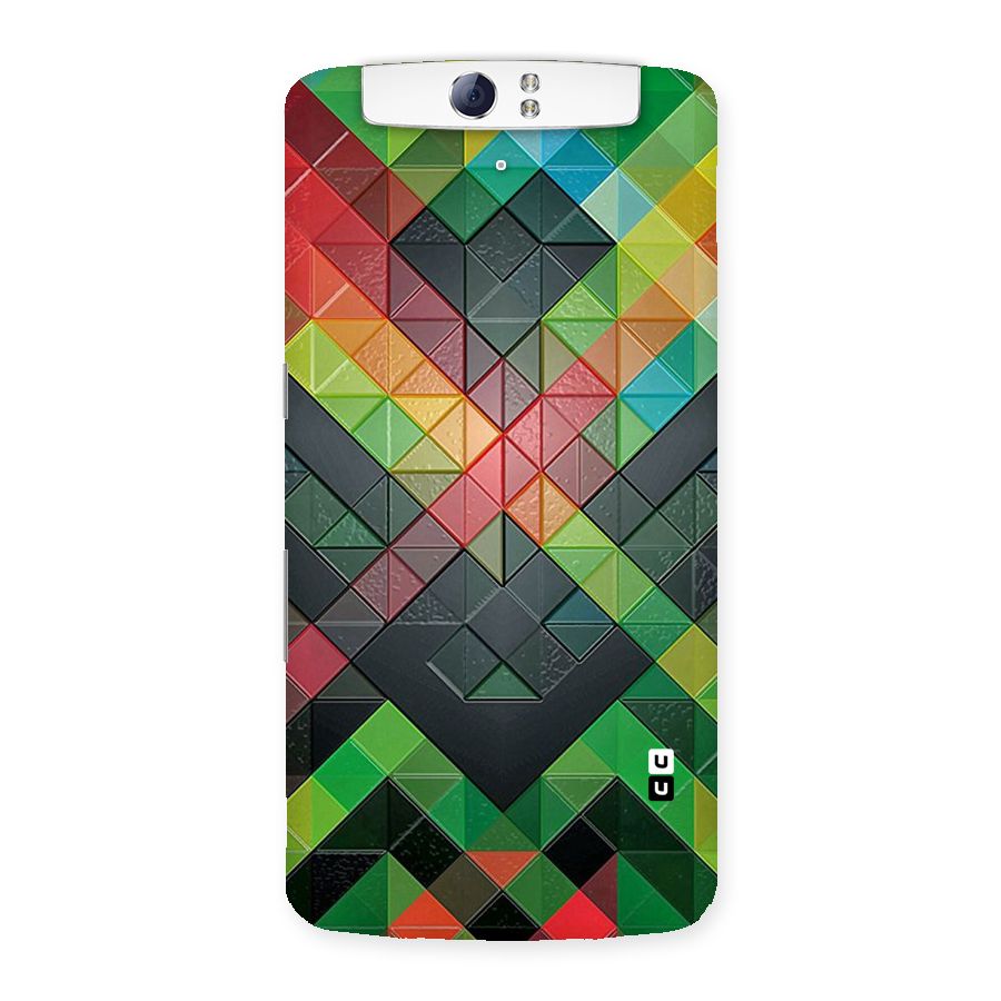 Too Much Colors Pattern Back Case for Oppo N1