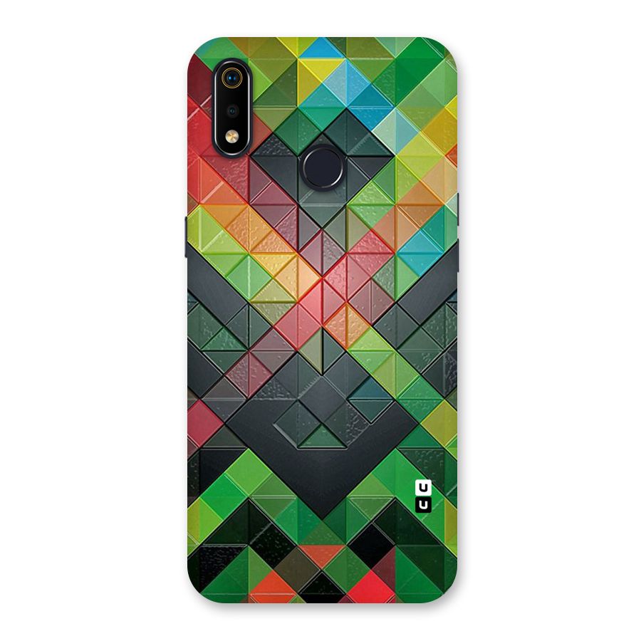 Too Much Colors Pattern Back Case for Realme 3i