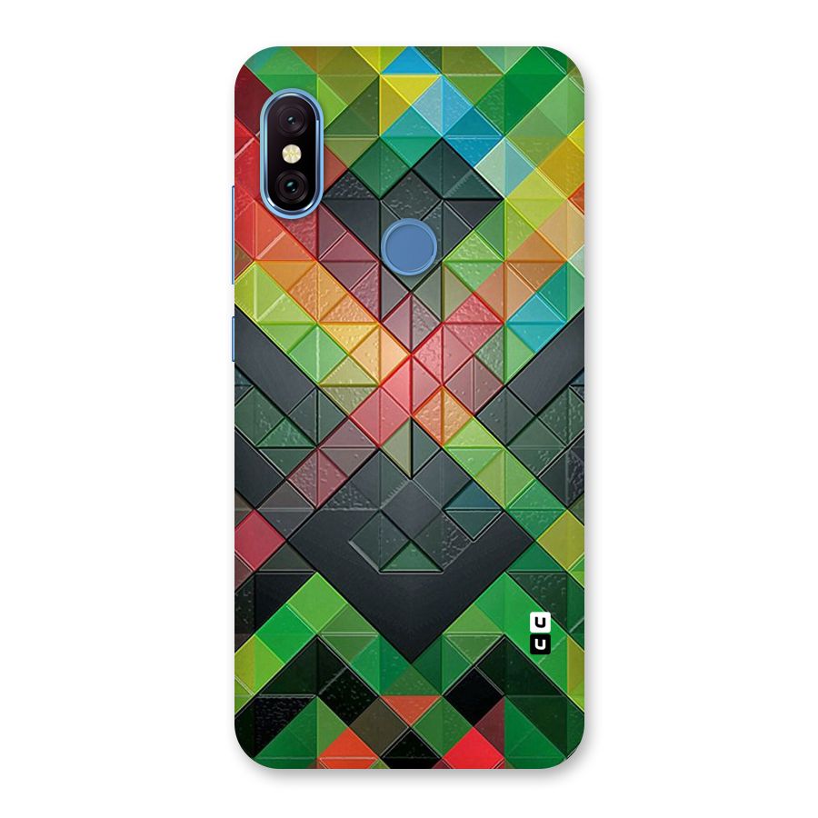 Too Much Colors Pattern Back Case for Redmi Note 6 Pro