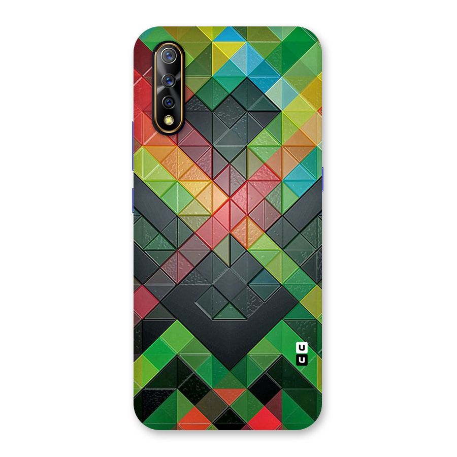 Too Much Colors Pattern Back Case for Vivo S1