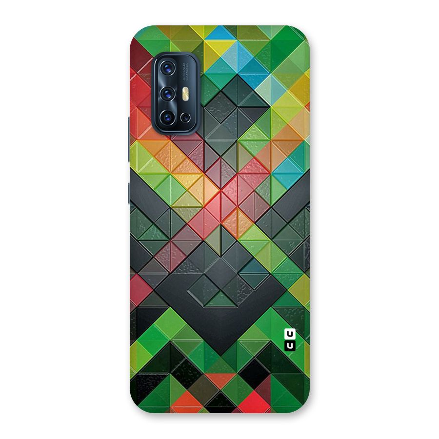Too Much Colors Pattern Back Case for Vivo V17