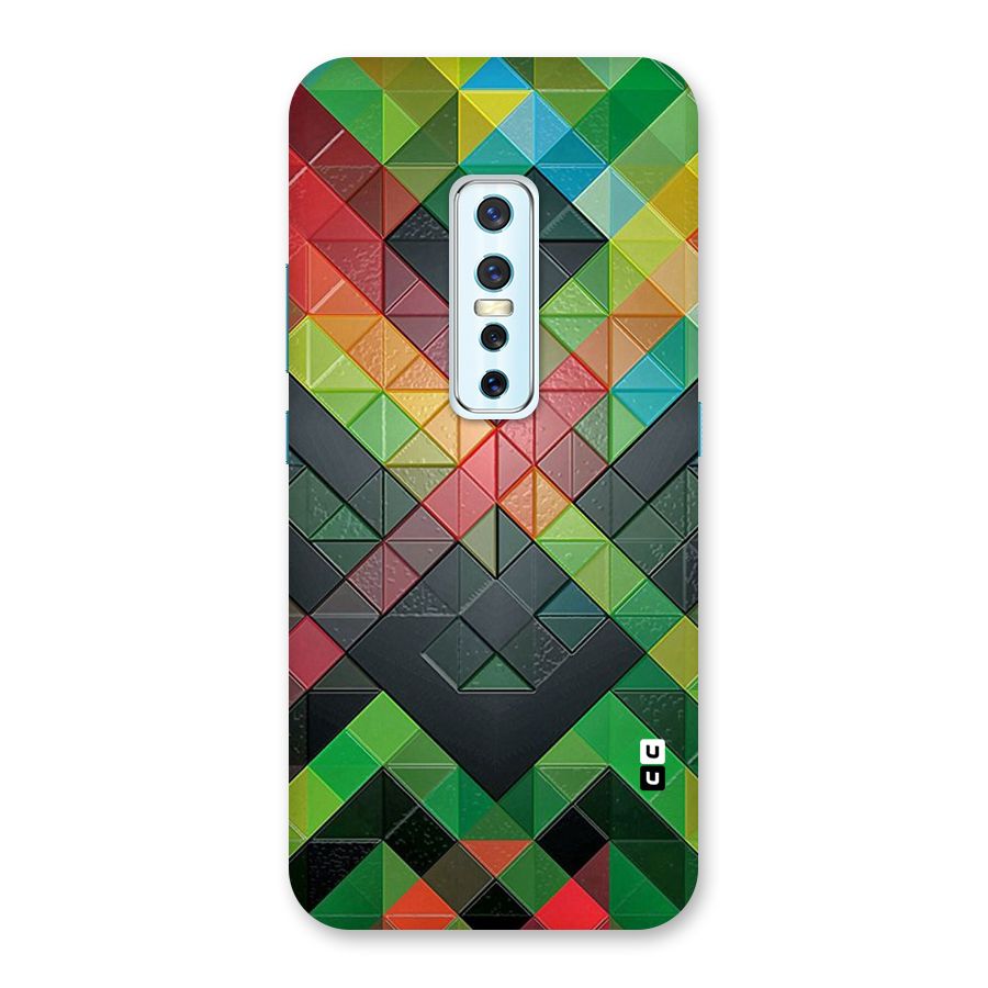 Too Much Colors Pattern Back Case for Vivo V17 Pro
